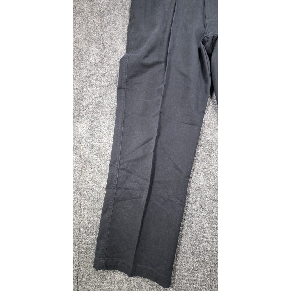 Weatherproof Black Flat Front Chino Pants NWT 36x30 Classic Fit Casual - Picture 4 of 13